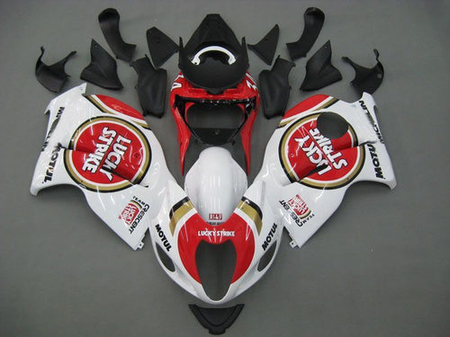 Fairings For Suzuki GSX1300R Hayabusa White & Red  (1996-2007)