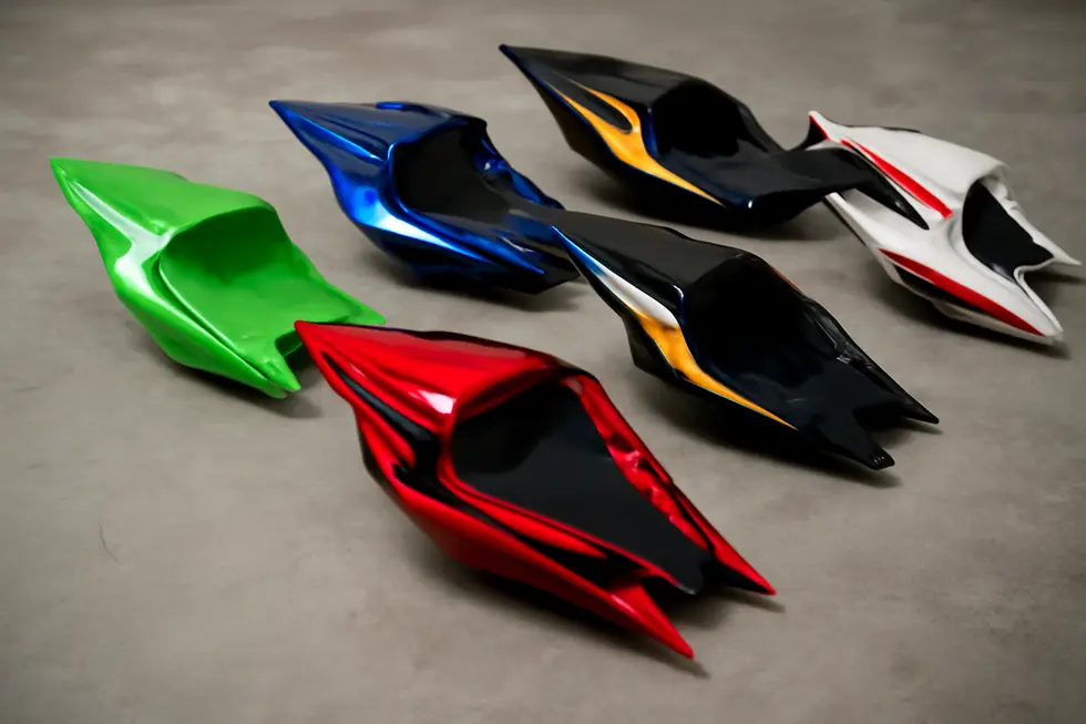 The design of tail fairings significantly boosts the motorcycle’s aerodynamic efficiency.