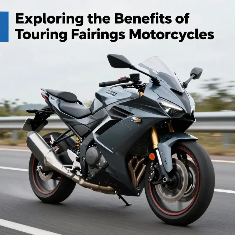 The aerodynamic design of touring fairings motorcycles enhances fuel efficiency and stability.