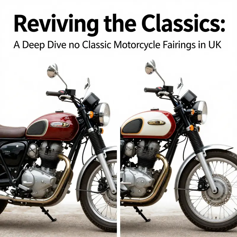 A vibrant look into the UK motorcycle fairing market, highlighting variety and craftsmanship.