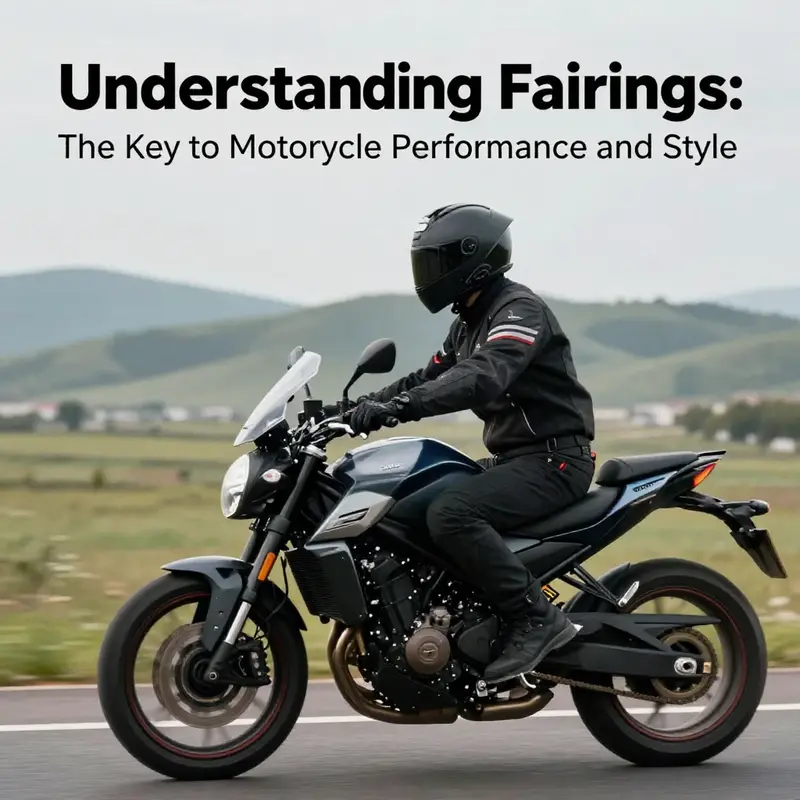 Comparative visual representation of full, half, and custom motorcycle fairings.