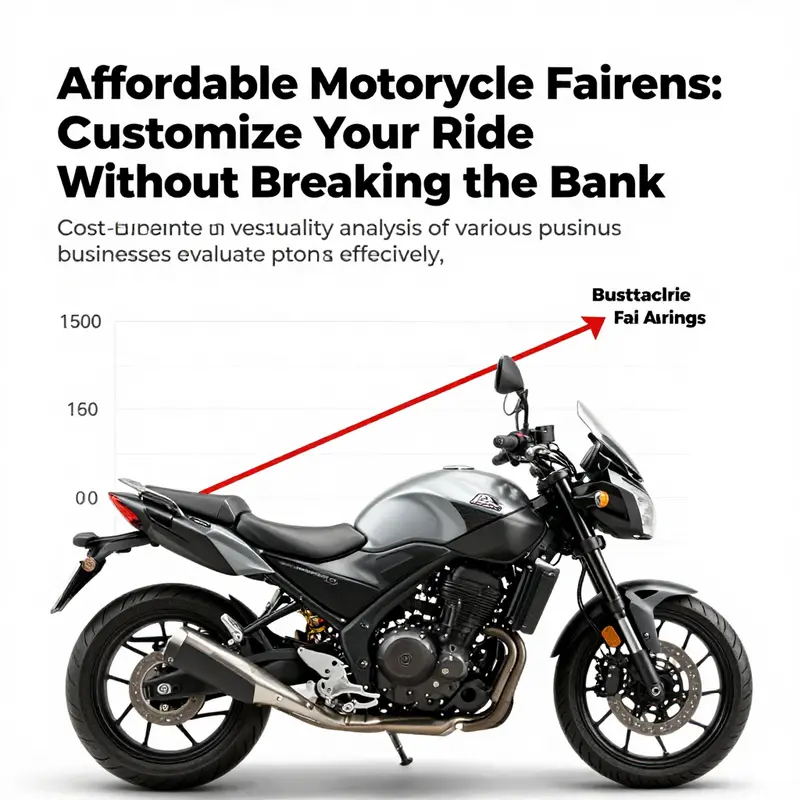 Showroom display of different cheap motorcycle fairings available for various models, illustrating the market diversity.