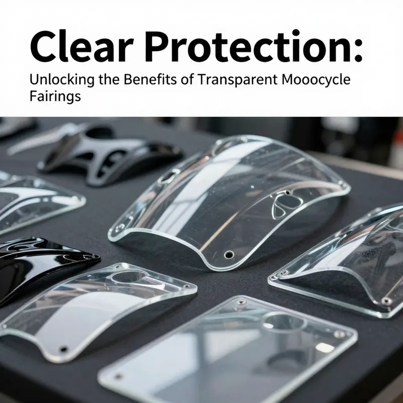 Transparent fairings providing crucial protection while maintaining visibility.