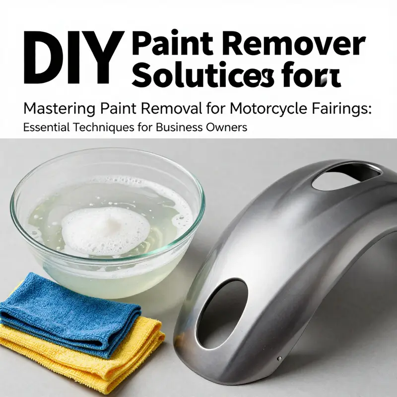 Chemical Guys Paint Remover effectively removes paint from motorcycle fairings without damage.