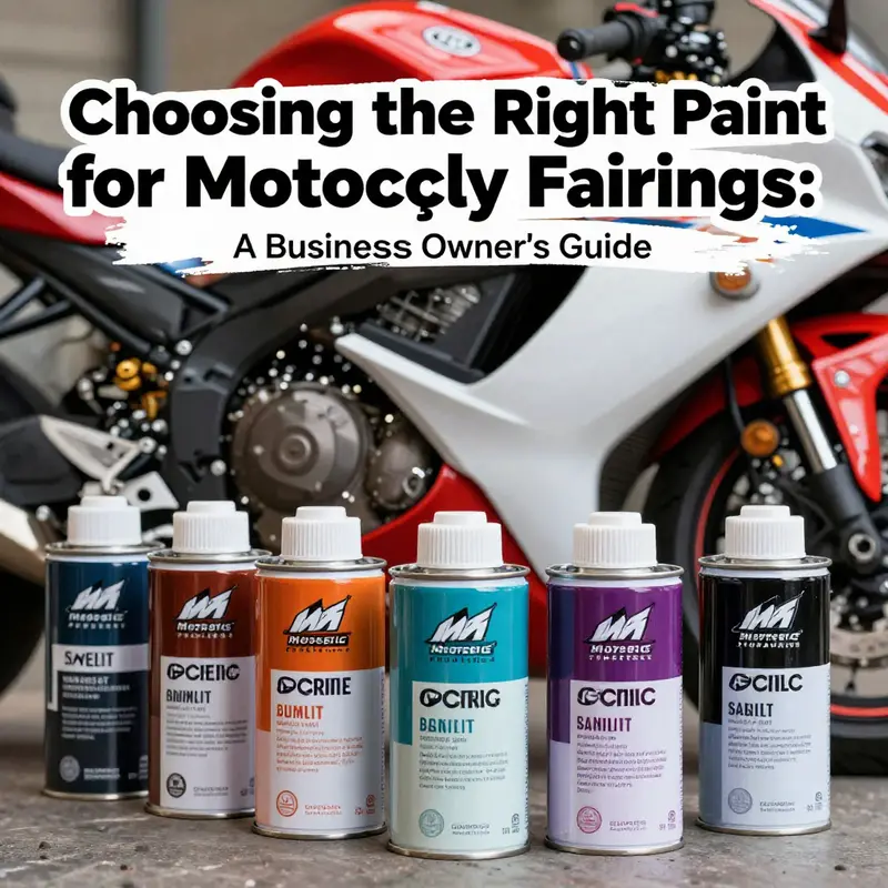 An array of motorcycle-specific paints designed for optimal performance and durability.