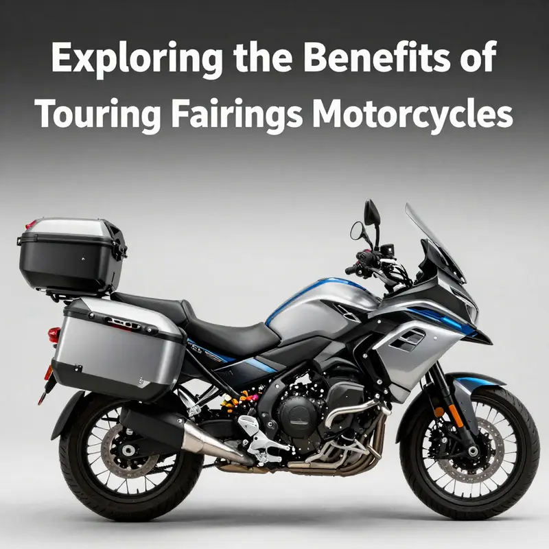 The aerodynamic design of touring fairings motorcycles enhances fuel efficiency and stability.