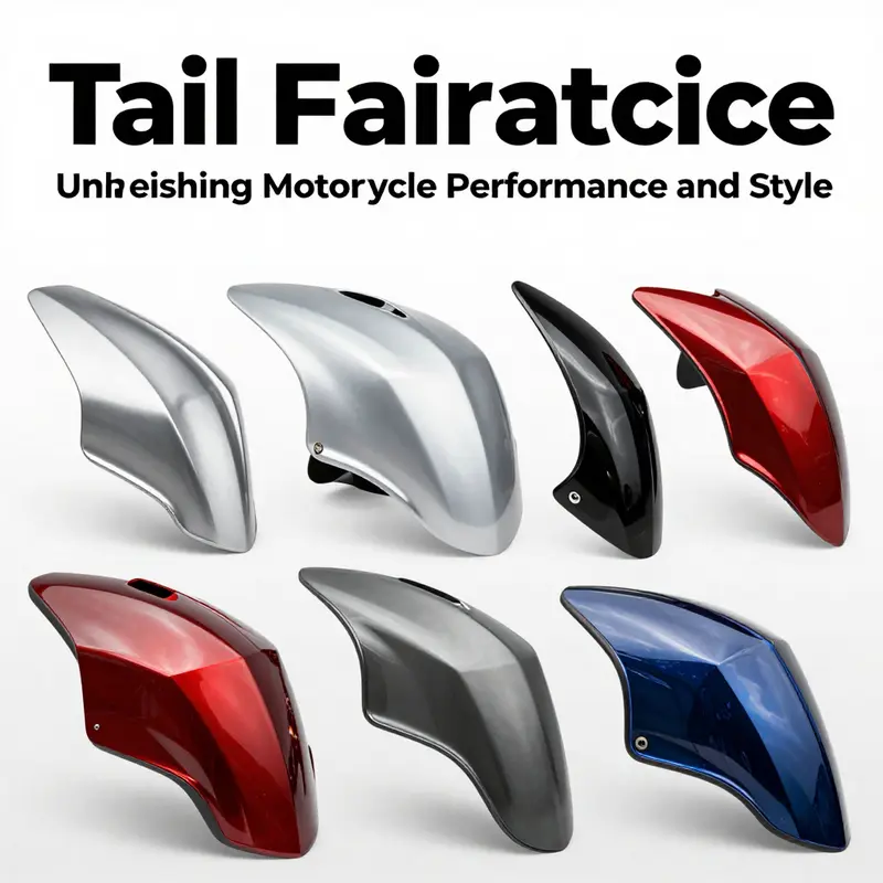 A motorcycle fitted with an advanced tail fairing demonstrating superior aerodynamics.
