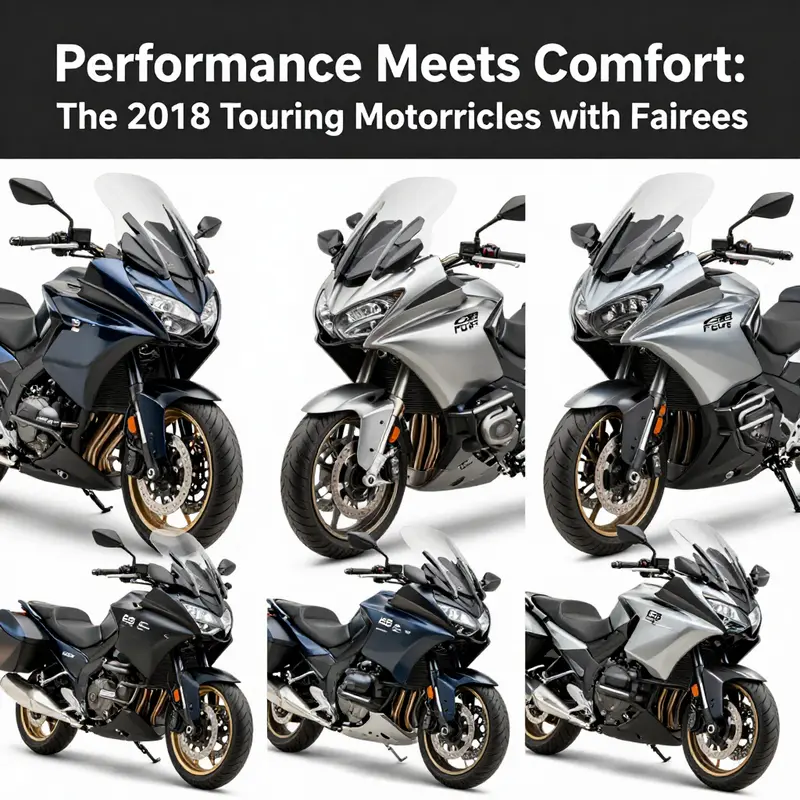 Explore key features of 2018 touring motorcycles, including aerodynamic fairings.
