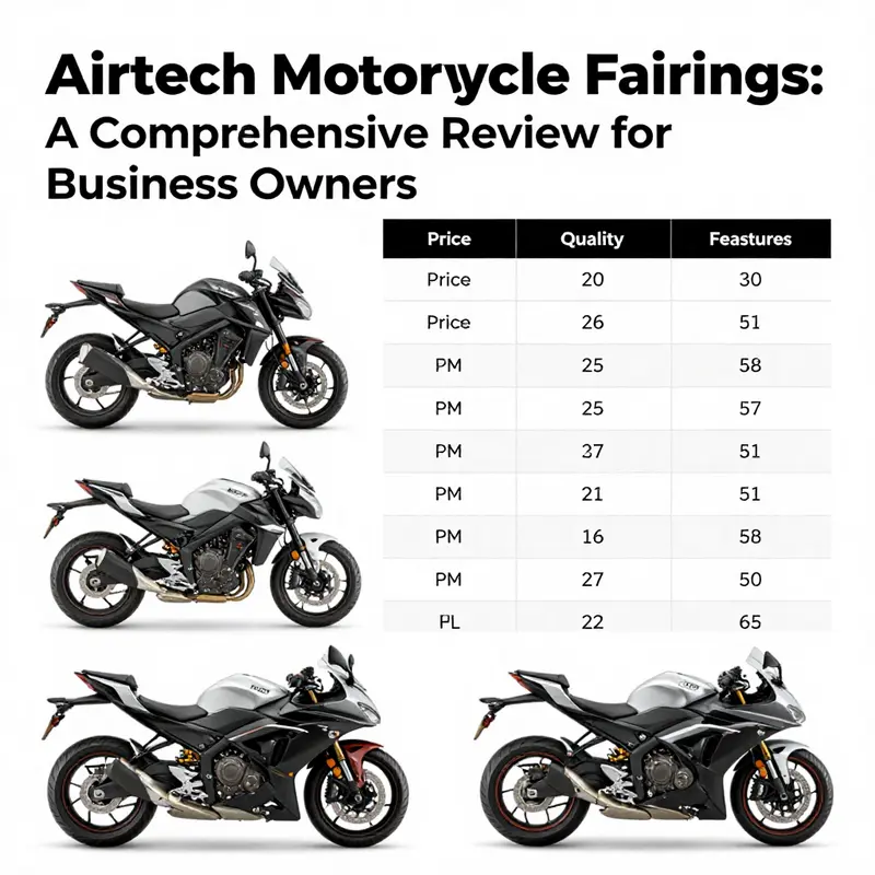 A visual representation of diverse user experiences with Airtech motorcycle fairings, highlighting satisfaction and concerns.