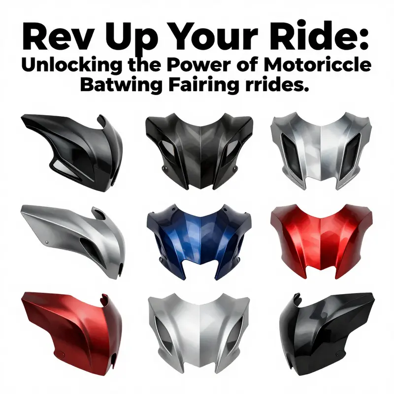 The streamlined design of a batwing fairing enhances aerodynamics for a smoother ride.