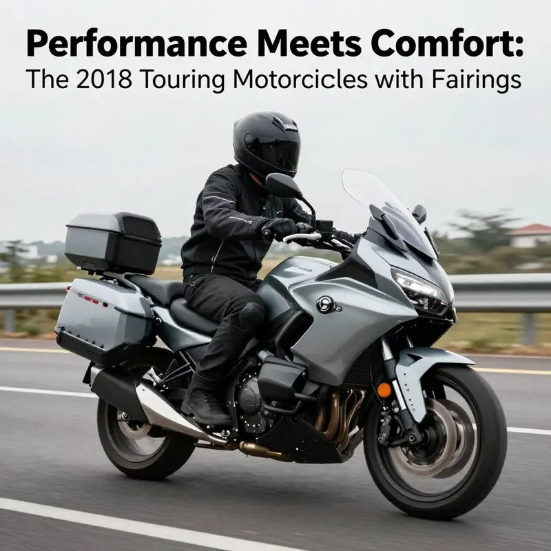Explore key features of 2018 touring motorcycles, including aerodynamic fairings.