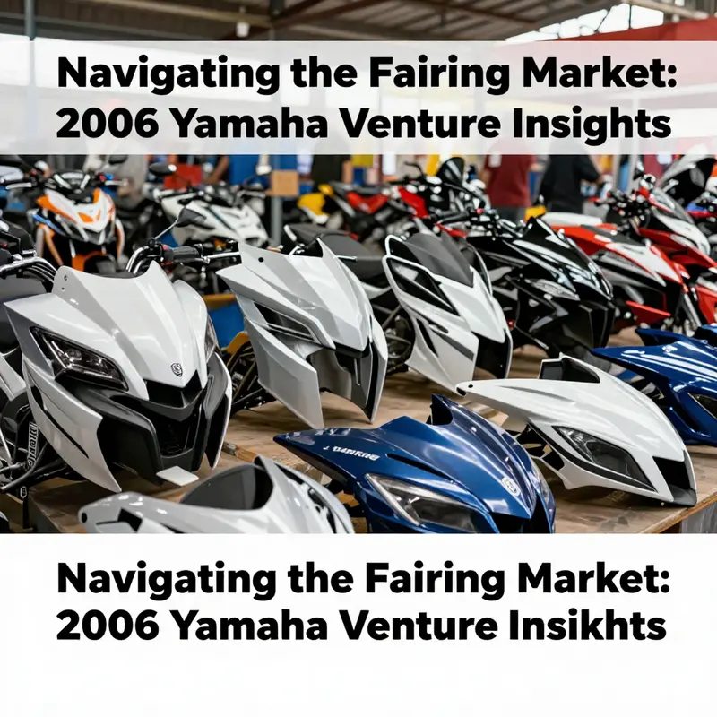 A variety of fairings available for the 2006 Yamaha Venture motorcycle.