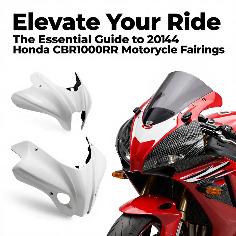 Comparison of ABS and carbon fiber materials for the 2004 Honda CBR1000RR fairings.