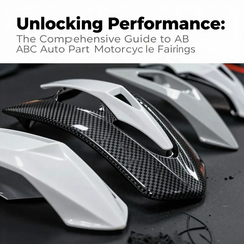 Comparison of different types of motorcycle fairings available at ABC Auto Part for enhanced performance.