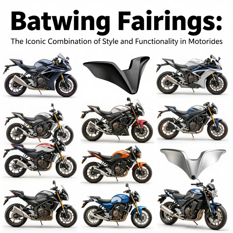 A Harley-Davidson with batwing fairing exemplifying its design and functionality.