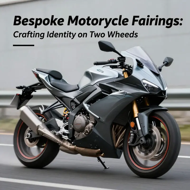 A detailed design process showcasing the intricacies of bespoke motorcycle fairings.