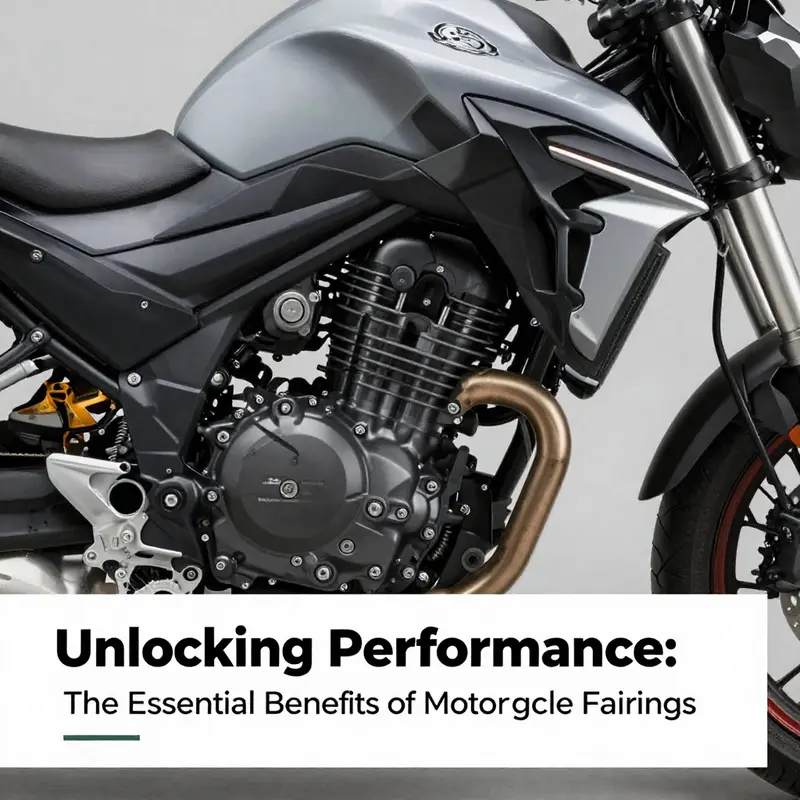 Aerodynamic fairings on motorcycles enhance airflow and reduce drag.