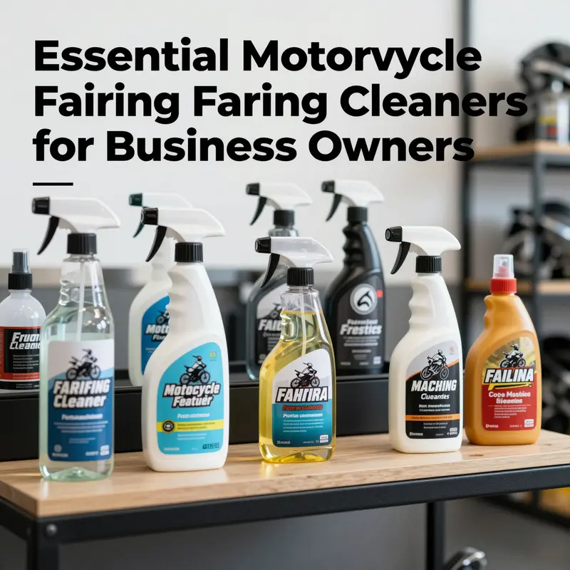 A selection of highly recommended motorcycle fairing cleaners ideal for business use.