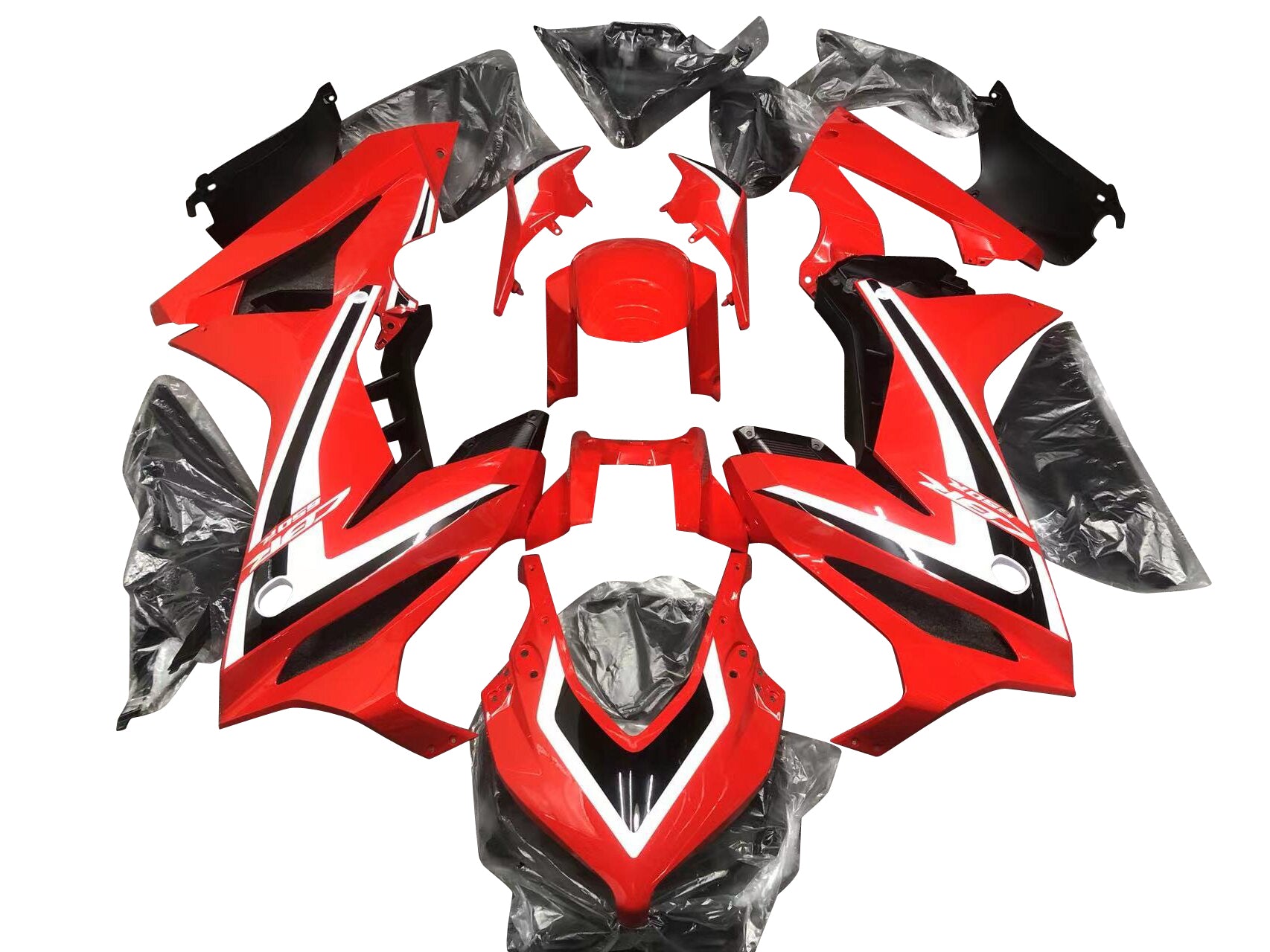 Verkleidungen für Honda CBR650R 2019-2022 Schwarz Rot Weiß