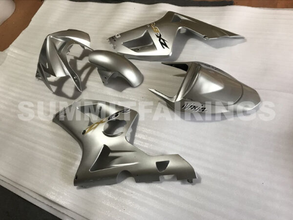 Fairings For Kawasaki ZX6R 636 Silver Ninja (2003-2004) – Summit