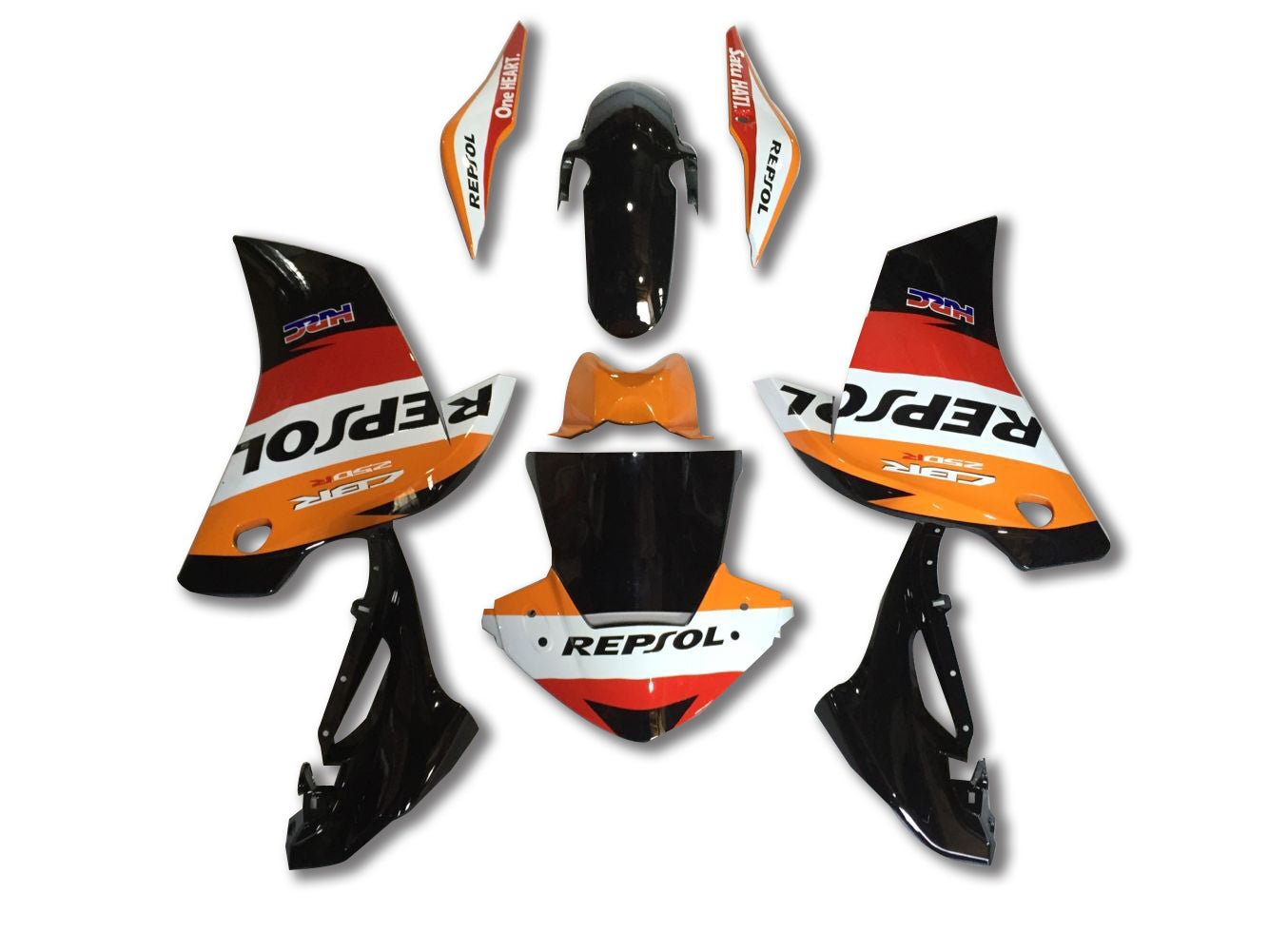 Fairings For Honda CBR250R Repsol Orange (2011-2013) – Summit Fairings