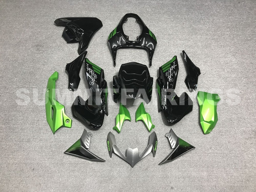 Ống dẫn gió cho Kawasaki Z900 2020-2022 Màu đen xanh lá