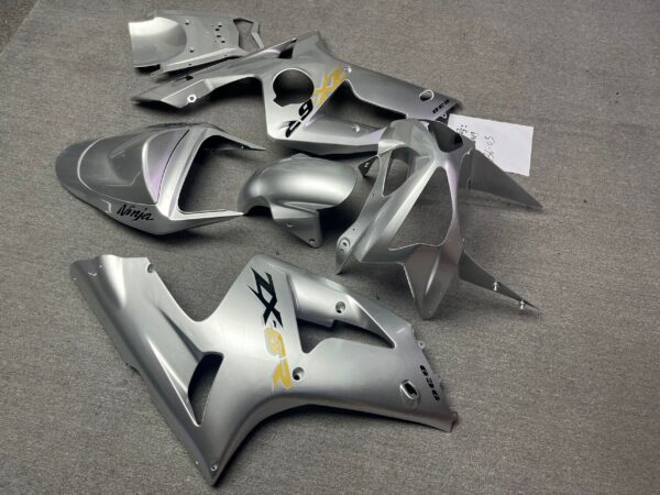 Fairings For Kawasaki ZX6R 636 Silver Ninja (2003-2004) – Summit