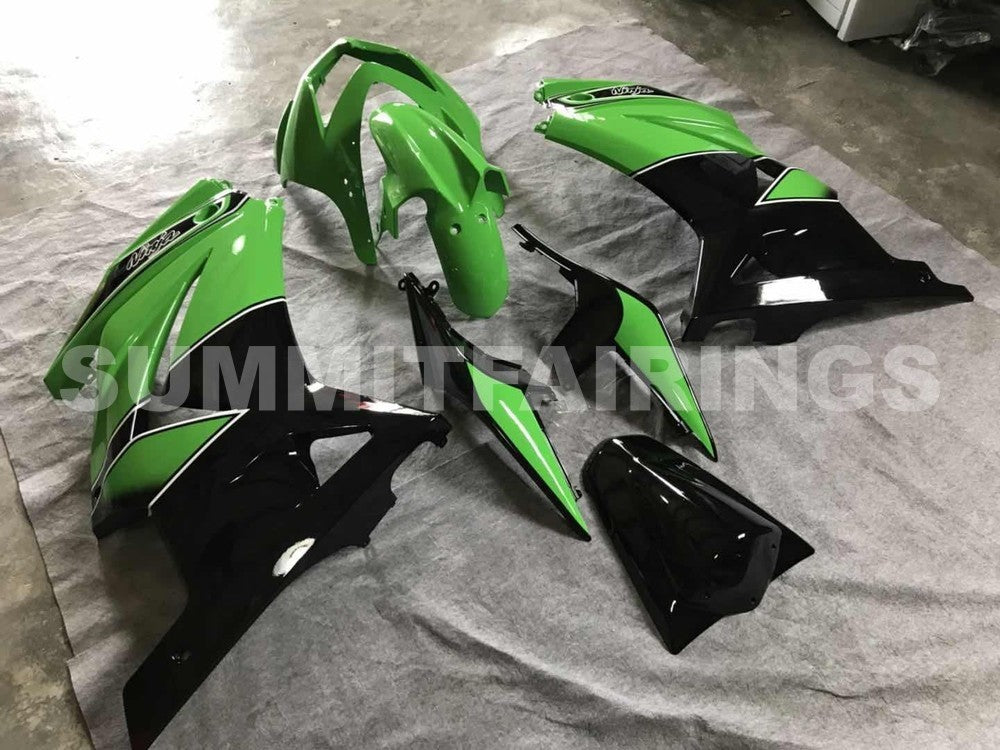 Protections pour Kawasaki Ninja ZX-250R EX250 (2008-2012) vert noir