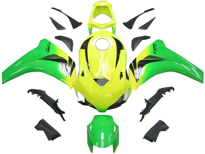 Fairings For Honda CBR 1000 RR Yellow Green Honda (2008-2011)