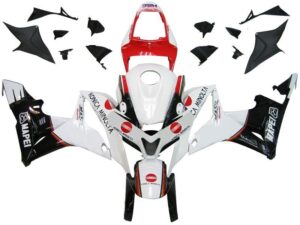 Fairings For Honda CBR 600 RR White & Red Konica  (2007-2008)