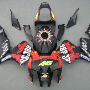 Fairings For Honda CBR 600 RR Black Matte Valentino Rossi  (2005-2006)