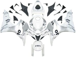 Fairings For Honda CBR 600 RR Silver & White Repsol  (2007-2008)