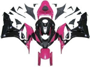 Fairings For Honda CBR 600 RR Black & Pink Honda  (2007-2008)