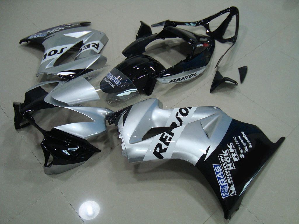 غطاءات لـ هوندا VFR 800 , 2002-2012 - فضي