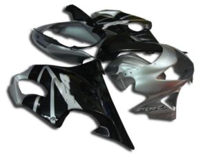 Fairings For Honda - CBR600 F4 1999-2000 Black / Silver