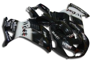 Fairings For Kawasaki Ninja ZX-14R (2006-2011) Black White