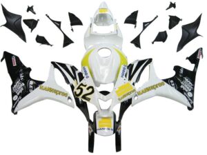 Fairings For Honda CBR 600 RR White No.52 Hannspree  (2007-2008)