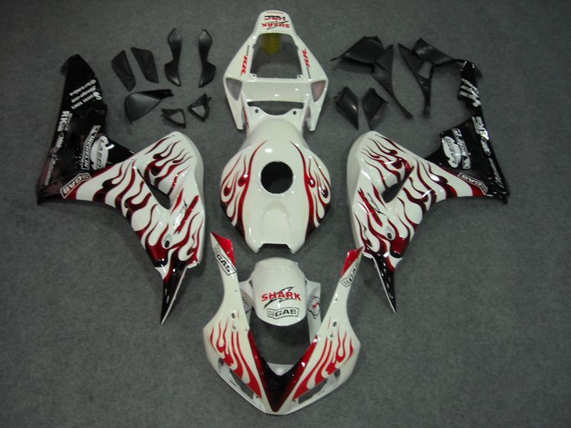 Fairings For Honda CBR1000RR(2006-2007) Red Flame