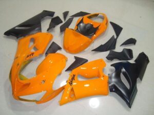 Fairings For Kawasaki ZX-6R, 2005-2006 - Orange & Black