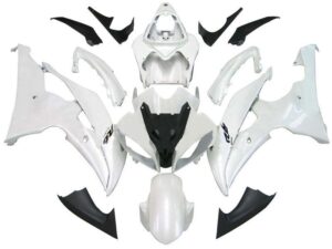 2008-2012 Fairings For Yamaha YZF-R6 Pearl White R6 