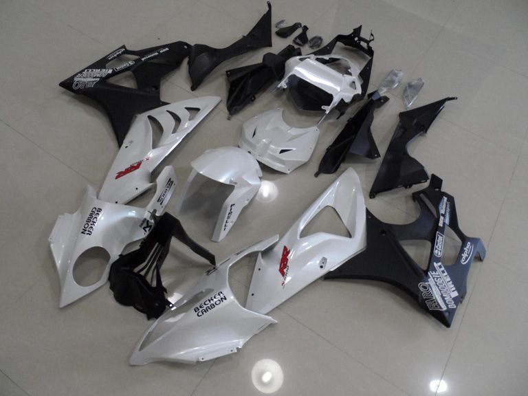 Cubiertas para BMW S1000 RR 2009-2014 Blanco Perla Negro Mate