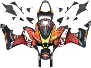 Fairings For Honda CBR 600 RR Black Valentino Rossi  (2007-2008)