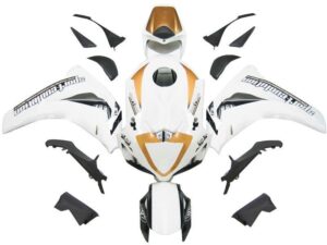 Fairings For Honda CBR 1000 RR White & Gold Sport-Evo  (2008-2011)