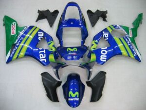 Fairings For Honda CBR 954 RR Blue & Green Movistar (2002-2003)