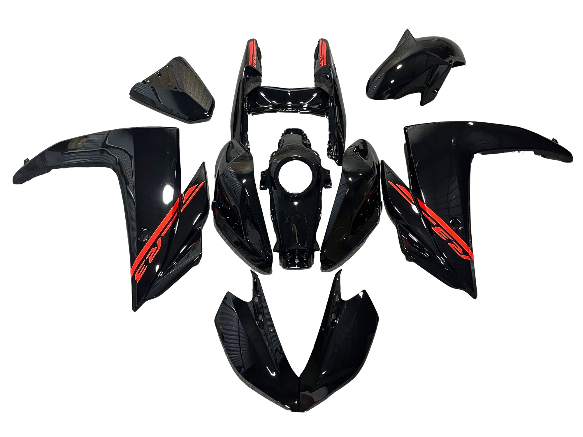 Fairing Kit For Yamaha YZF-R3 2015-2018 Gloss Black