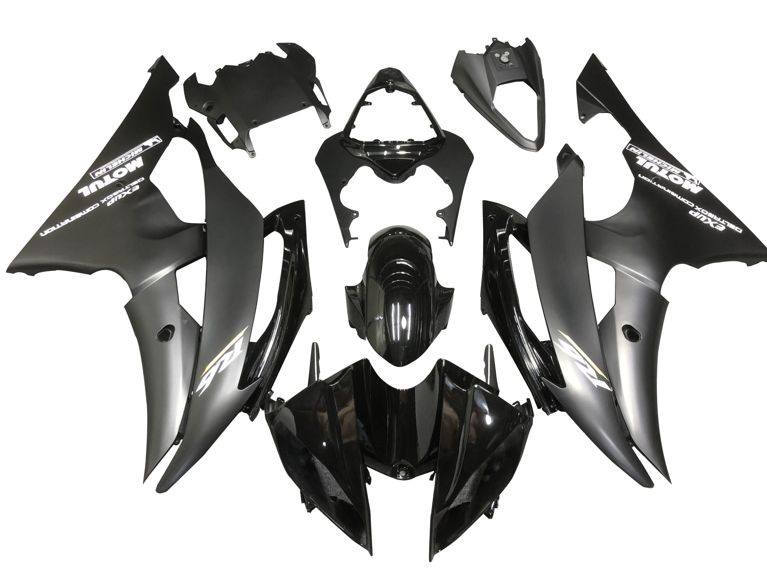 Voorwerken voor Yamaha YZF-R6 2008-2016 Zilver Zwart