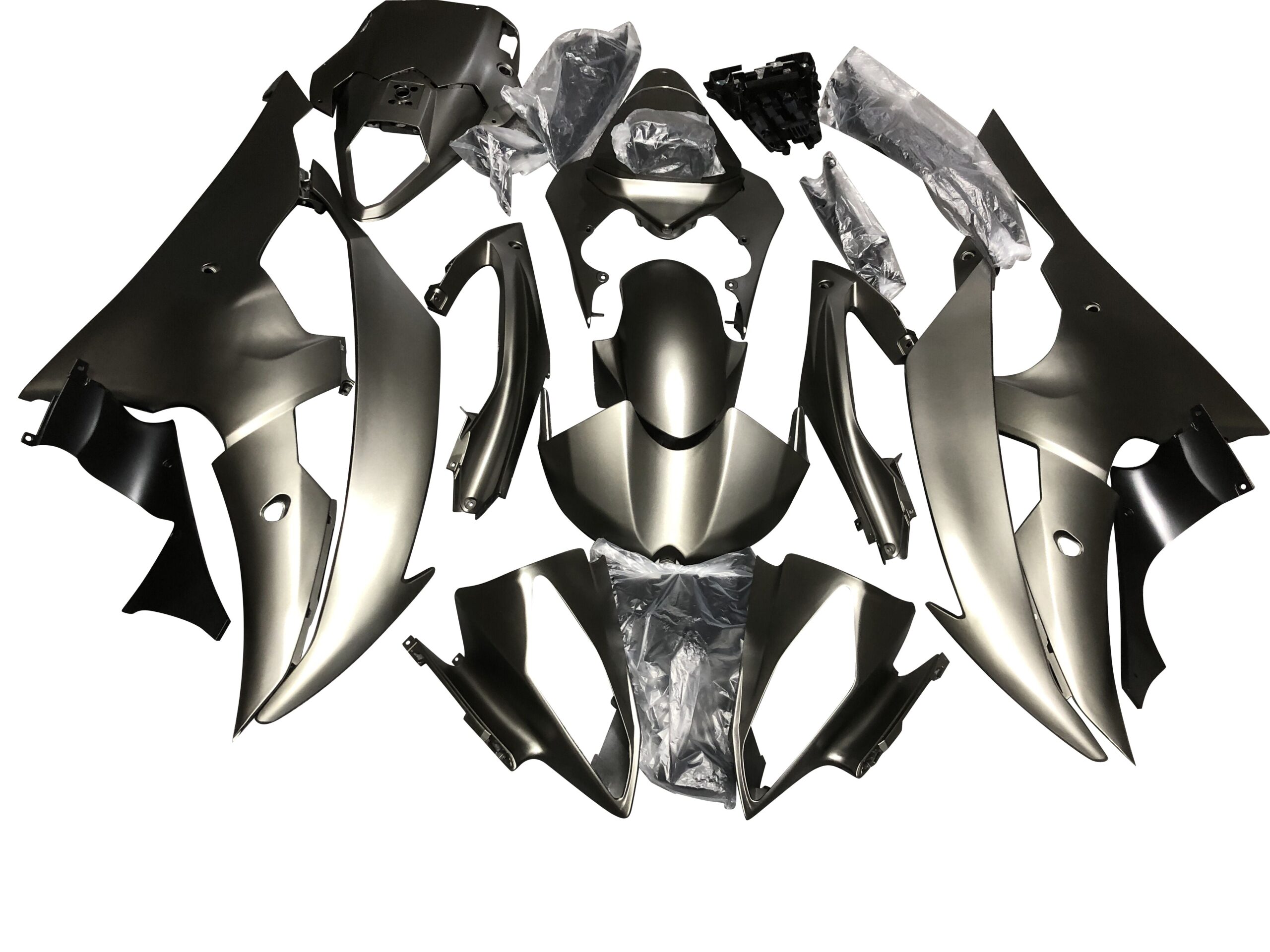Voorzijden voor Yamaha YZF-R6 2008-2016 Zilver