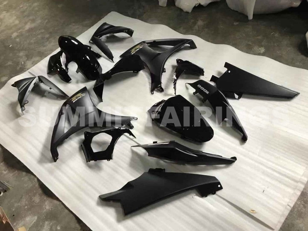 Étuis pour Suzuki - GSXR1000 K7 07-08 Noir mat Noir brillant