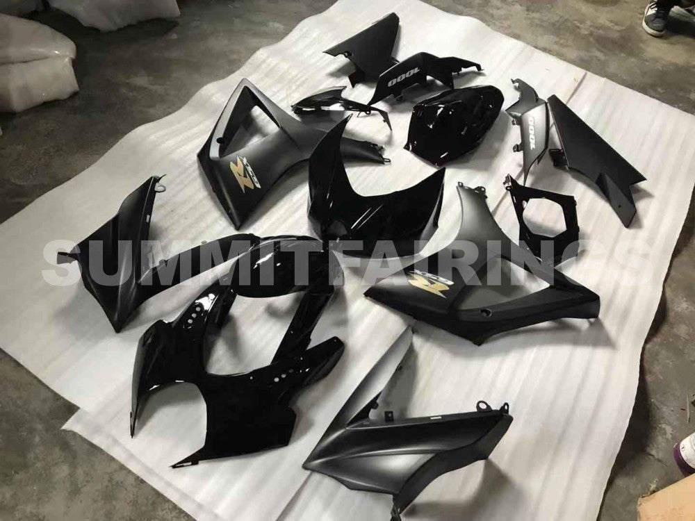 Étuis pour Suzuki - GSXR1000 K7 07-08 Noir mat Noir brillant