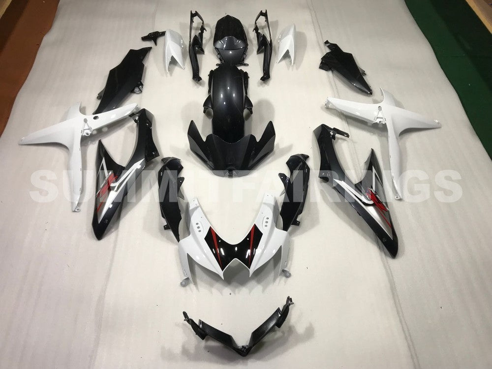 Suzuki GSXR 600 750 Beyaz & Gümüş GSXR (2008-2009-2010) İçin Kapağı